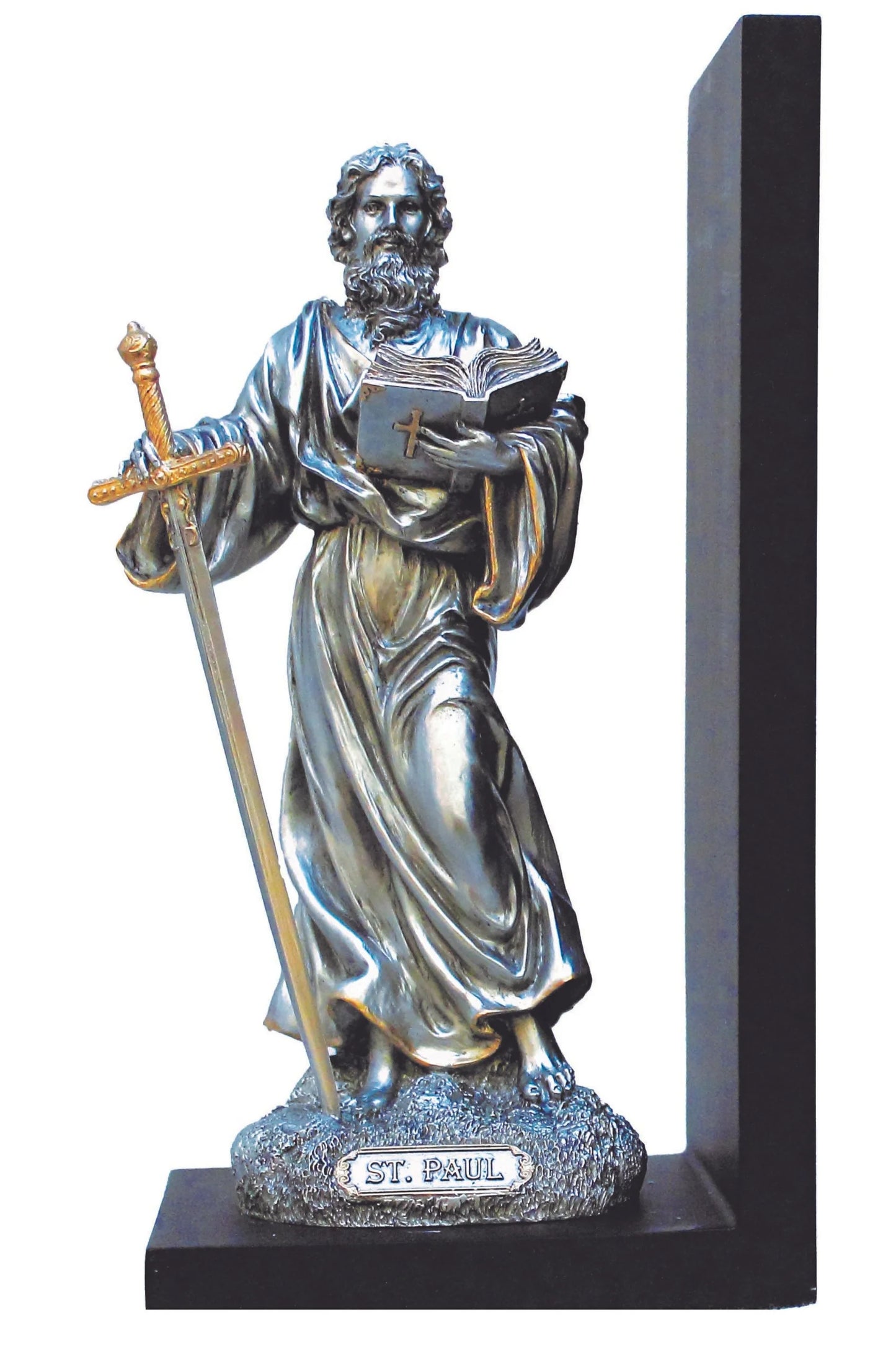 9.5" St. Paul Bookend | Pewter Finish