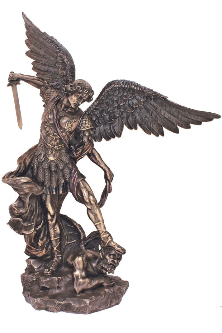 St. Michael Bronze 21" #SR-77647