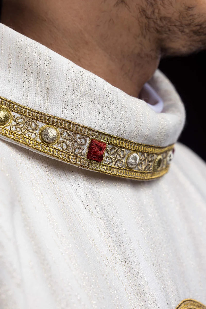 "Three Hearts" Sacred Chasuble | Linen