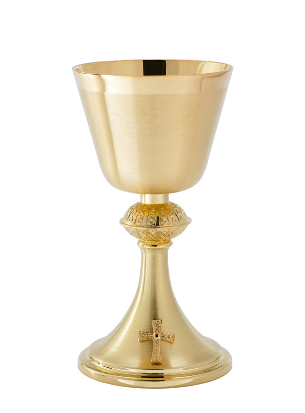 A156G Chalice & Paten | 8 1/8", 14oz. | 24K Gold Plated