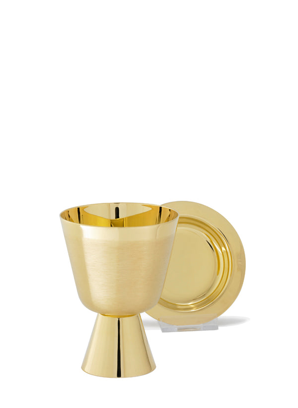 Chalice & Paten | 4 1/8", 5oz. | 24K Gold Plated