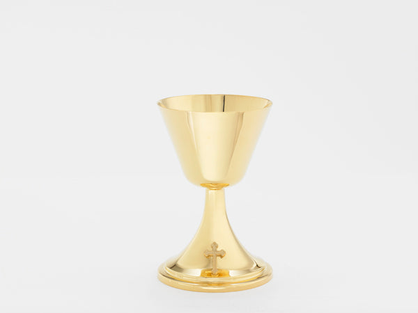 Chalice & Paten | 6 1/8", 8oz. | 24K Gold Plated