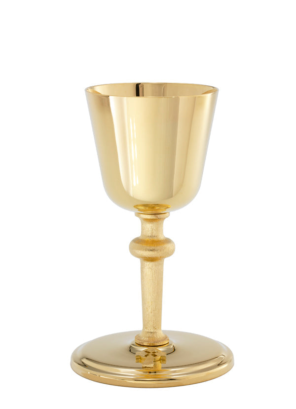 7 7/8", 11oz. Chalice & Paten | 24K Gold Plated