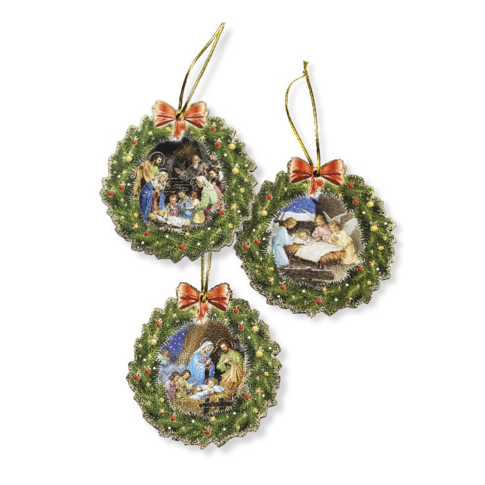 Wreath Shaped Ornament Assortment