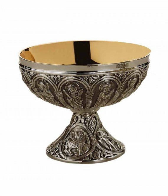 #AS-197-2 5", 350 host Open Ciborium | Silver Plated | Gold Lined