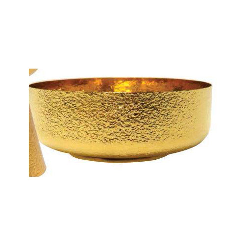 2 1/4" Open Ciborium | 24K Gold Plated | Talon Texture High Polish