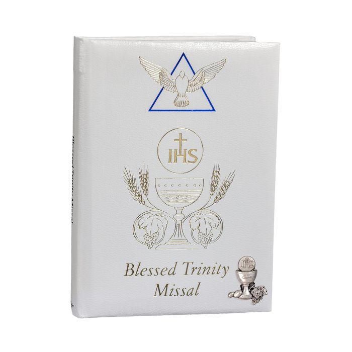 Blessed Trinity Missal with Silver Finish Chalice Symbol
