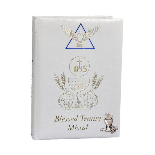 Blessed Trinity Missal with Silver Finish Chalice Symbol