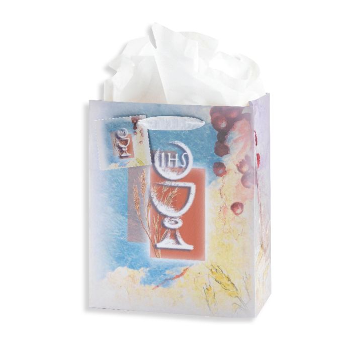 First Communion Gift Bag with Tissue | Multiple Sizes