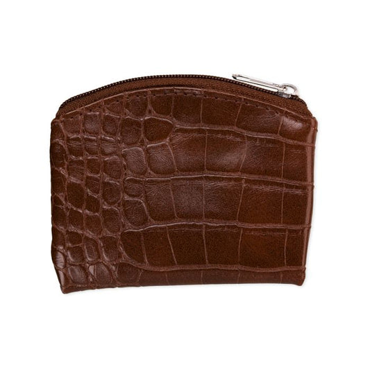 Faux Crocodile Skin Rosary Pouch