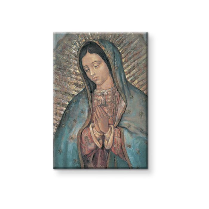 Our Lady of Guadalupe Bust Magnetic Laminated Plaque