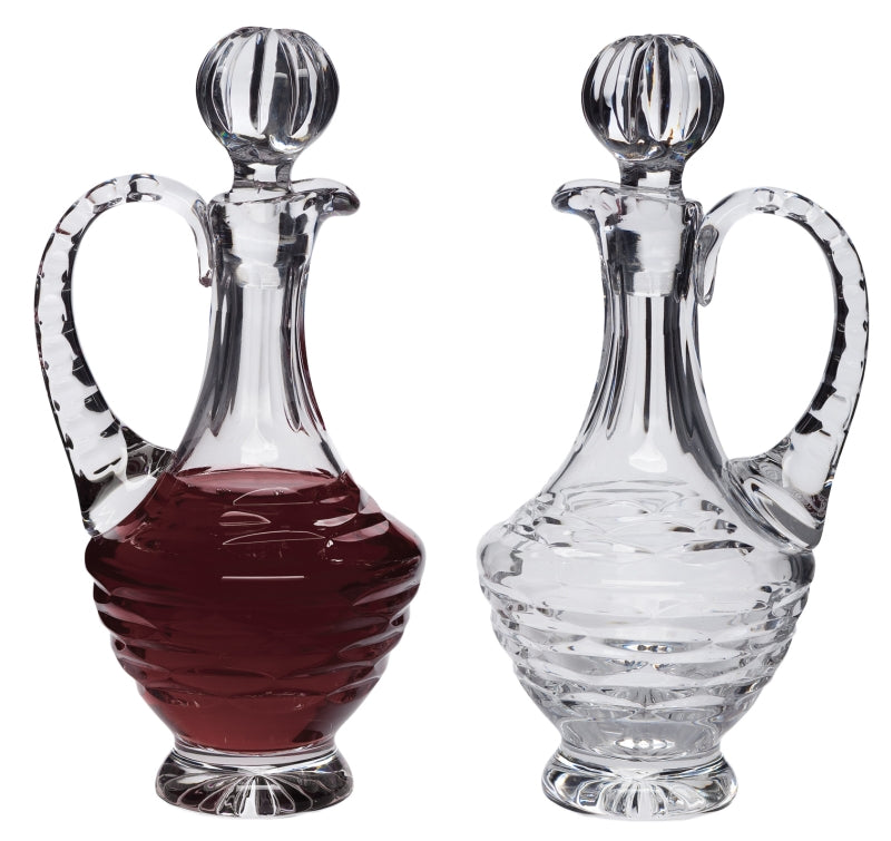 Crystal Cruet Set - 8oz, 8"