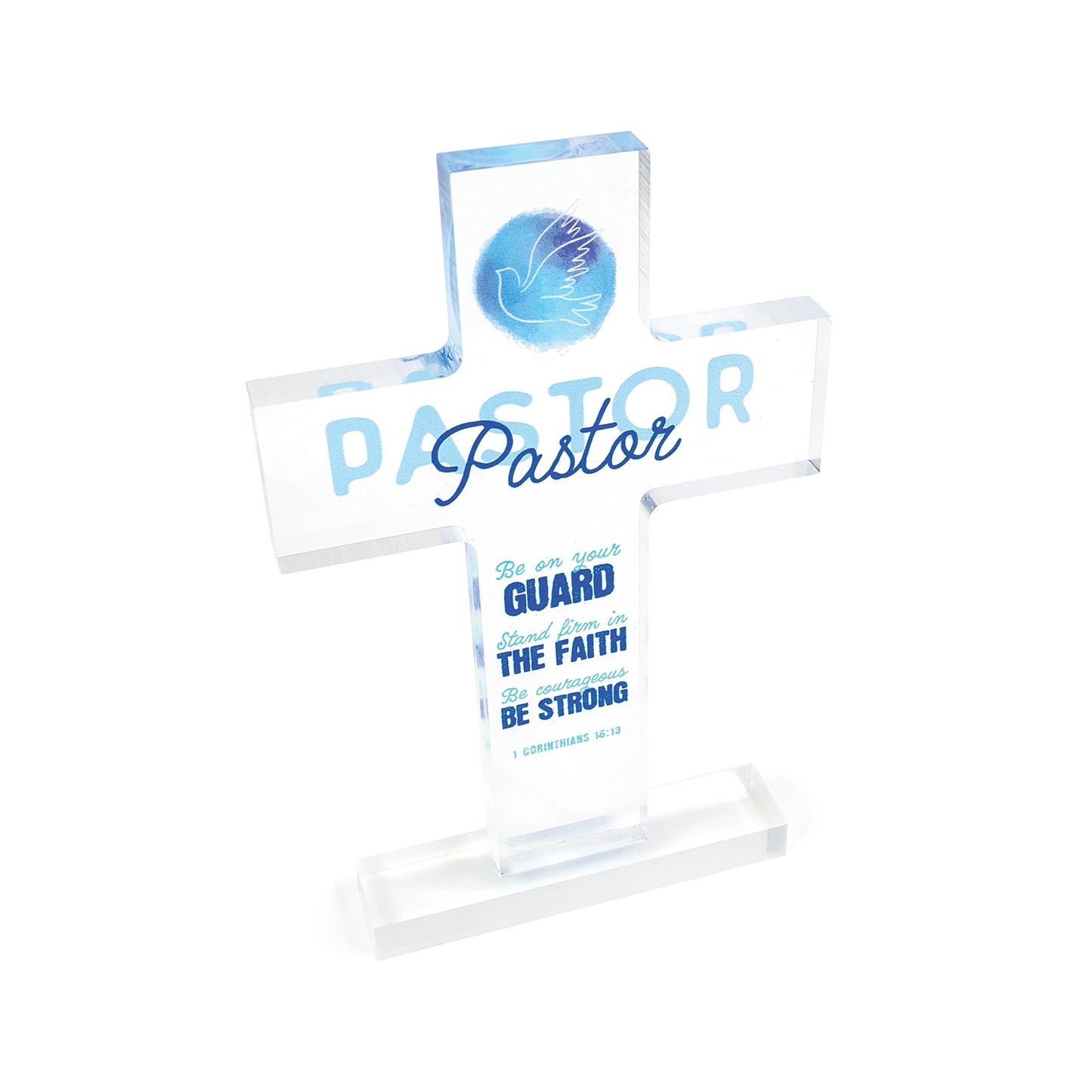 Corinthians 16:13 Acrylic Prayer Desk Plaque