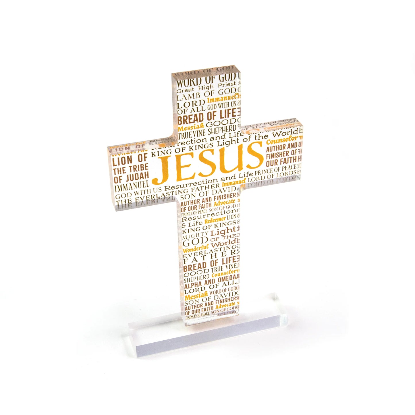 Names of Jesus Acrylic Prayer Desk Plaque