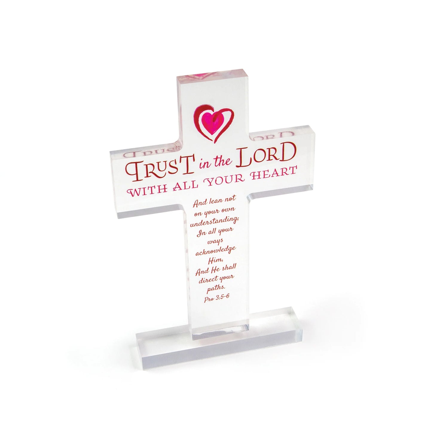 Trust in the Lord Acrylic Prayer Desk Plaque