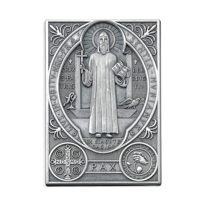 Saint Benedict Auto Visor Clip