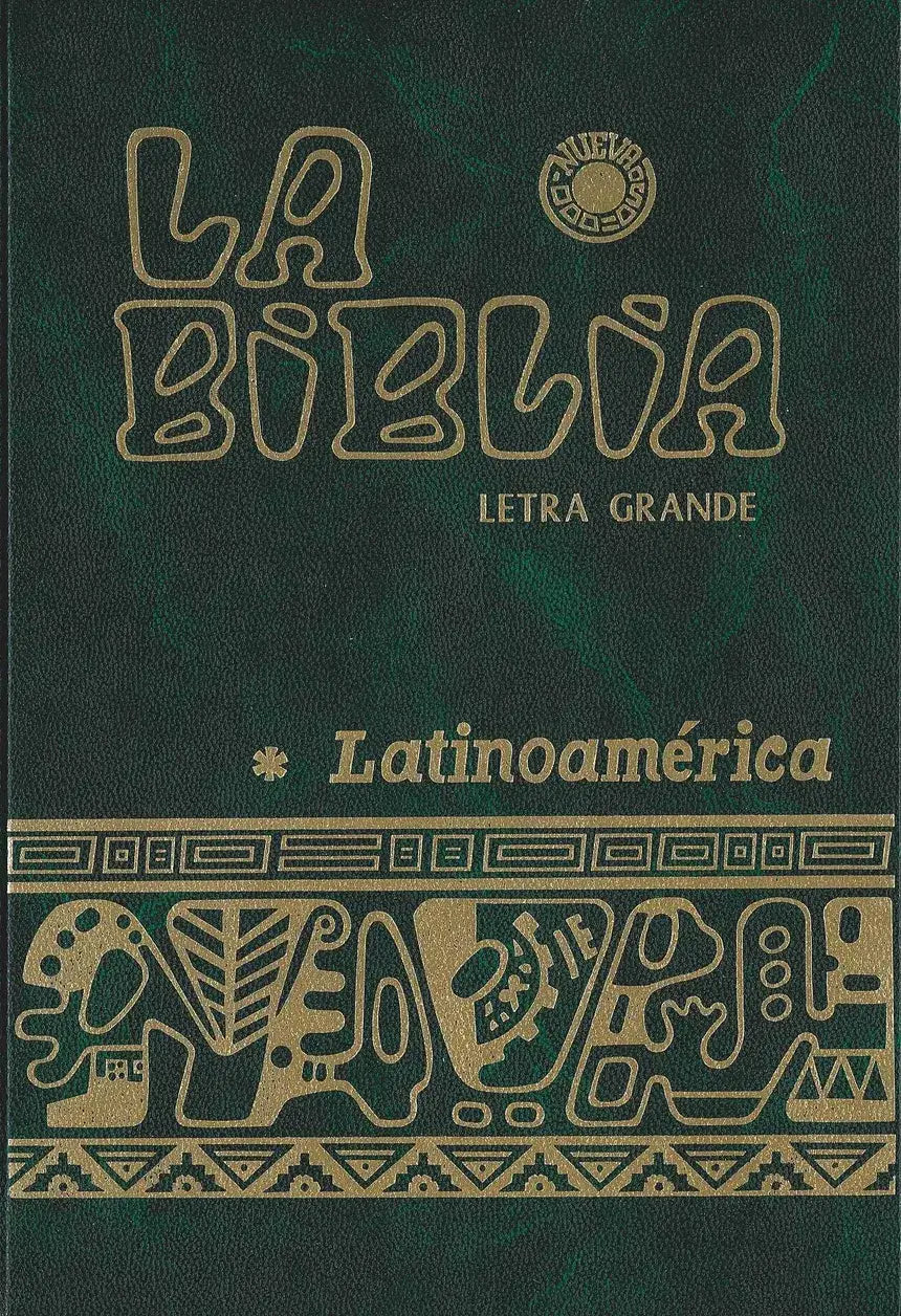 Biblia Latinoamericana Letra Grande- Sin Indice Roja/Azul