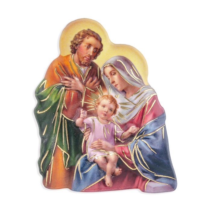 Magnetic Resin Statuette of the Holy Family
