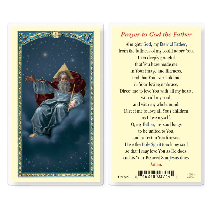 Prayer to God The Father Holy Card