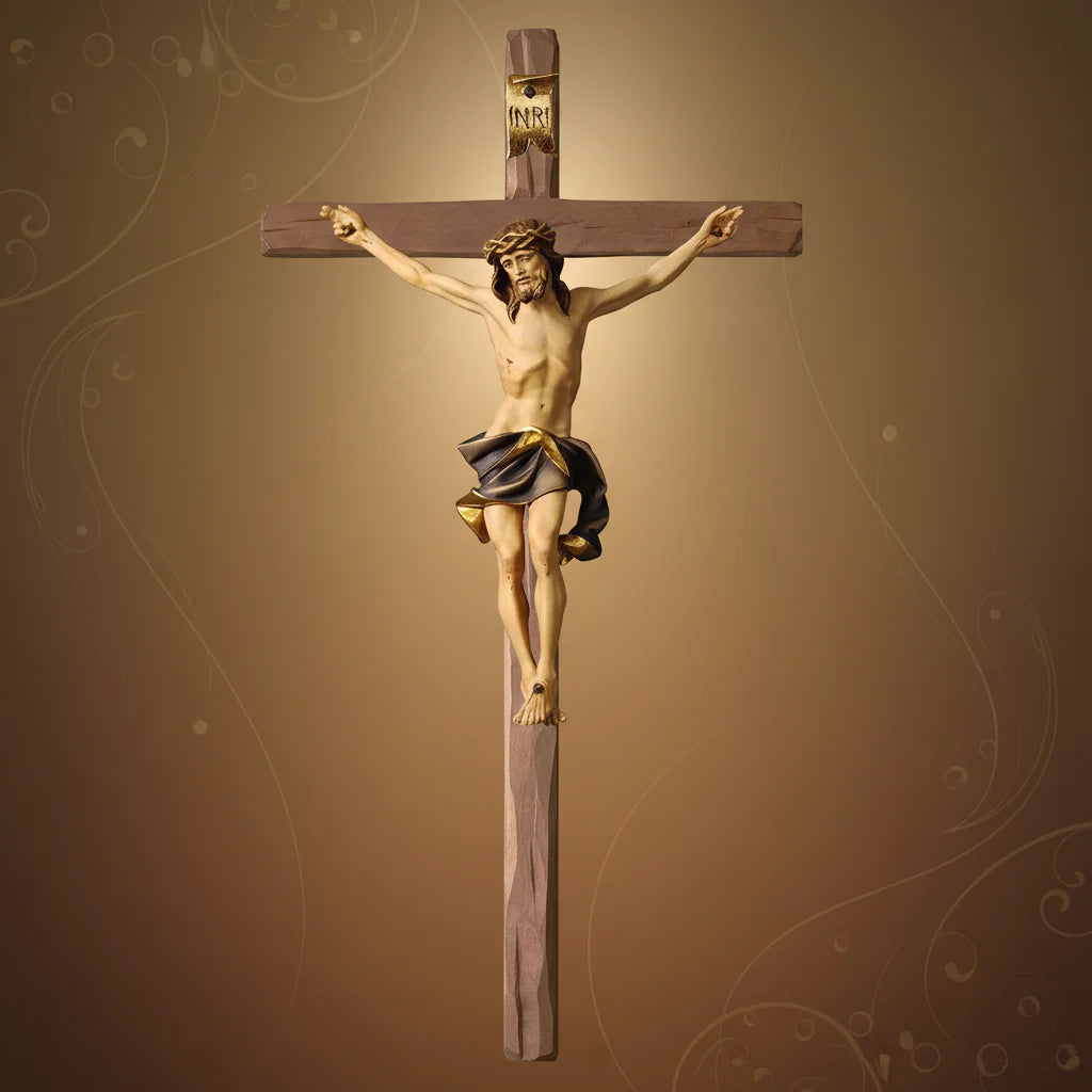 Nazarean Straight Crucifix | Multiple Sizes & Colors