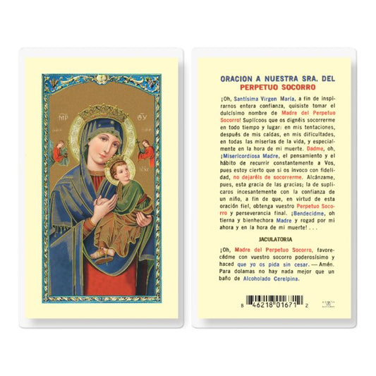 Prayer to Mother of Perpetual Help Holy Card