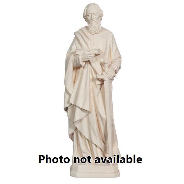 8" Hand Carved Saint Paul Statue