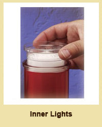 Inner Lights Plastic Candle Inserts