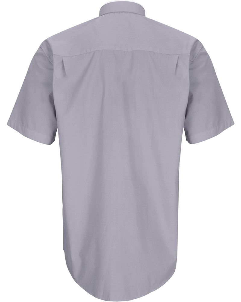 Men's Clergy Shirt | Tonsure Collar | Short Sleeve | Light Grey