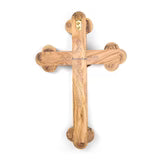 Olive Wood and Mother of Pearl Crucifix with Elements