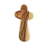 Certified Holy Land Olive Wood Comfort Cross - Medium