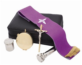 #2020G Pastoral Sick Call/Viaticum Set | 24K Gold Plate
