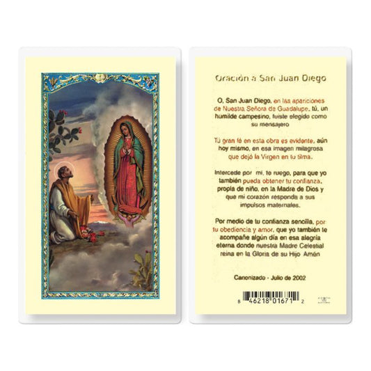 Words of Our Lady of Guadalupe Holy Card