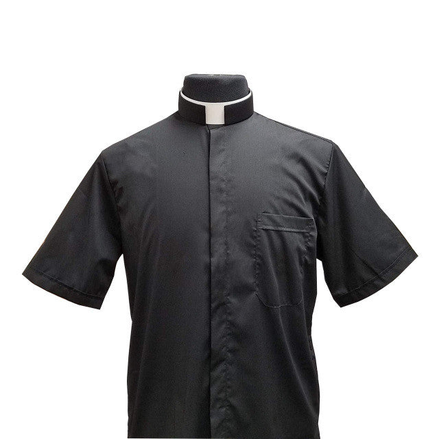 Solivari Short Sleeve Black Tonsure Shirt