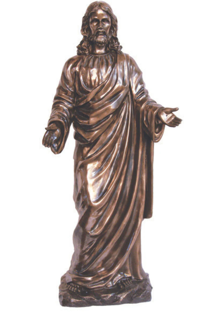 Welcoming Christ in Cold Cast Bronze