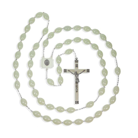 Luminous Oval Bead Wall Rosary