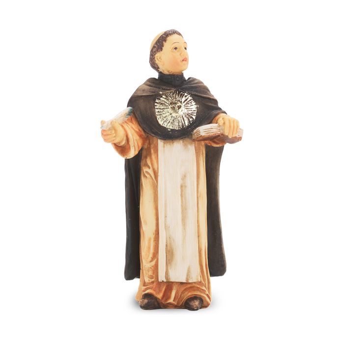 Cold Cast Resin Hand Painted Statue of Saint Thomas Aquinas