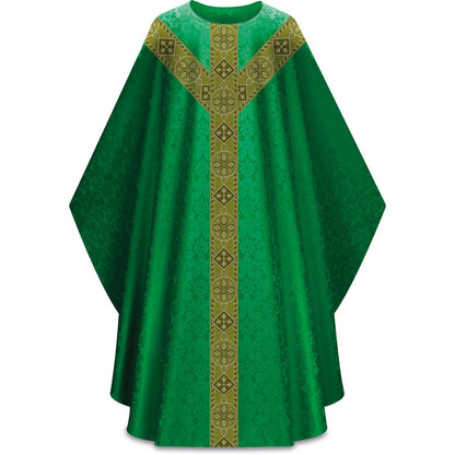 #5290 Damask Gothic Chasuble Woven Galoon
