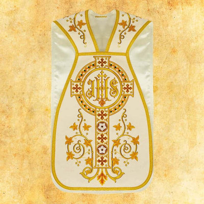 Embroidered Lamb of God Roman Fiddleback Chasuble