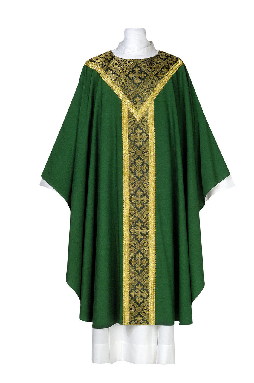 Saxony Collection Featherweight Chasuble | Plain Collar | Multiple Fabrics | All Colors