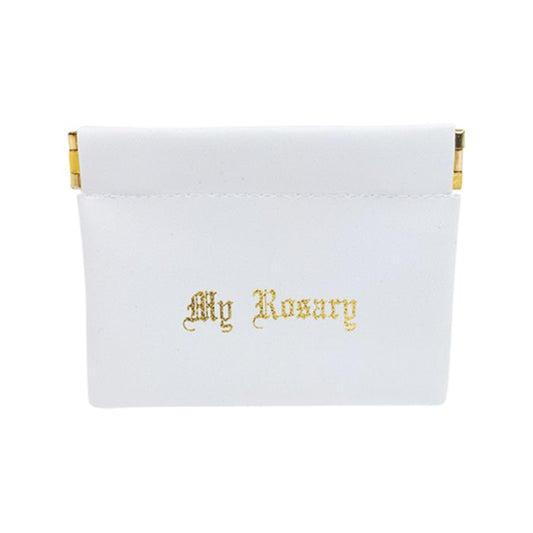 Vinyl Leatherette Squeeze Rosary Case