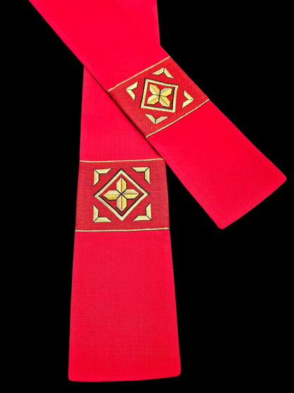 Elegant Woven Chasuble | Wool/Poly | All Colors | Made in Poland
