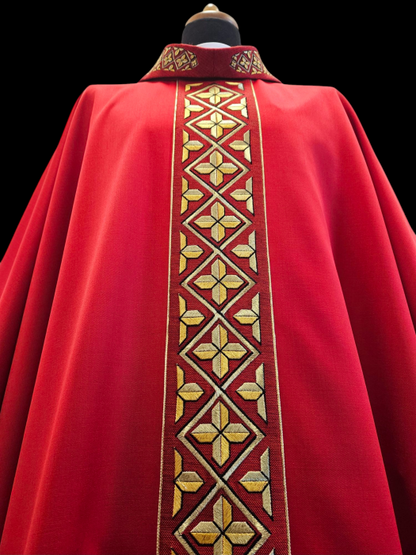 Elegant Woven Chasuble | Wool/Poly | All Colors | Made in Poland