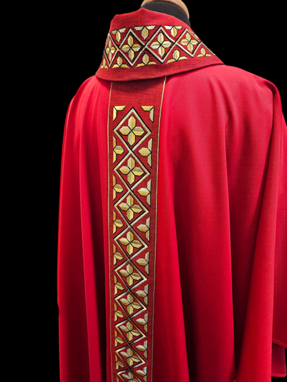 Elegant Woven Chasuble | Wool/Poly | All Colors | Made in Poland