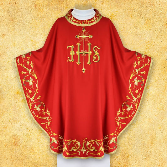 Embroidered "Sacra Flora" Chasuble