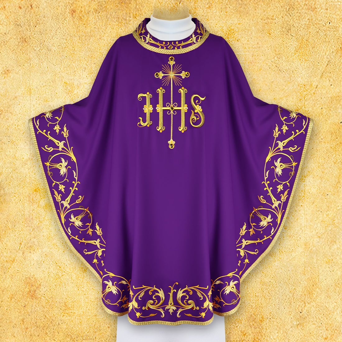 Embroidered "Sacra Flora" Chasuble