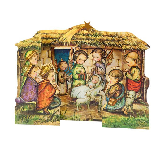 Paper Nativity Scene