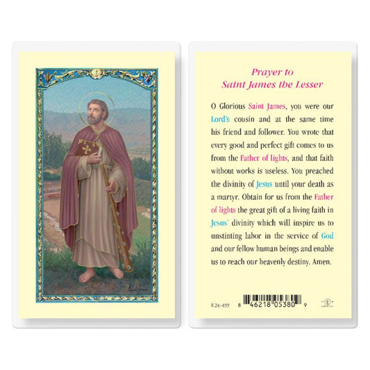 Prayer to Saint James The Less Holy Card