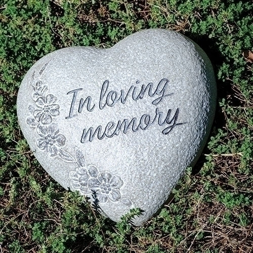 Memorial Heart Garden Stone