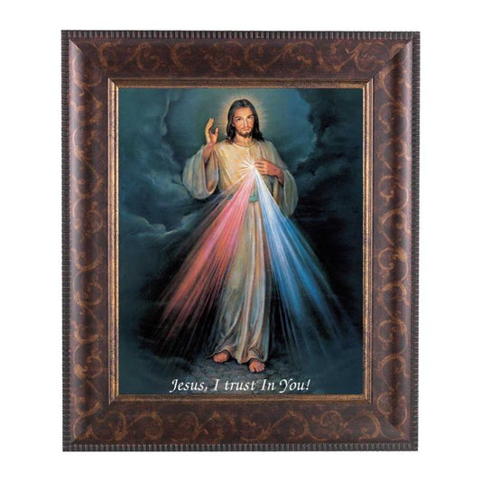 Art Deco Frame with Divine Mercy Print