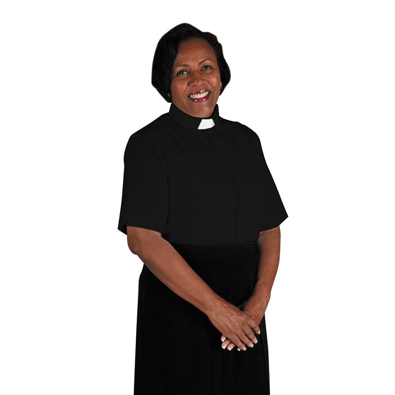 Women's Clergy Shirt | Tab Collar | Short Sleeve